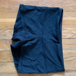Lululemon black workout stretch shorts